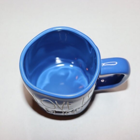 Rae Dunn Mug LOVE IS BLIND Rainbow Cover Ceramic Tea Coffee Cup - Picture 6 of 6